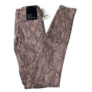 J Brand Alana Mid‎ Rise Crop Skinny Ankle Photo Ready Snake Print Jeans Size 23